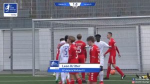 EnBW-Oberliga A-Junioren 21/22- FC Astoria Walldorf 2 - FV Lörrach-Brombach- 31min 1:0 Leon Kritter