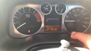 Hummer H3 Service Indicator Reset - Oil Life Reset - How To