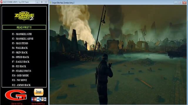 Nazi Zombie Army 2 - Cheats / Hacks - GTH Team - 2016 смотреть онлайн