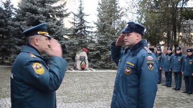 Торжественное мероприятие в честь Дня спасателя в ГУ МЧС России по г. Севастополю