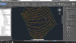 Створення горизонталей в масштабі 1:500 в AutoCAD Civil з файлу точок txt