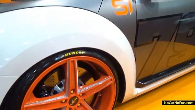 Volkswagen Beetle Tuning Monkey Moto Oxigin Wheels 2 tone - 2014 Essen Motor Show! Paint смотреть онлайн