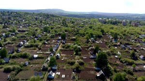 Белоусовка 14.05.2022. Пролет над дачами.
