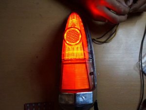 ГАЗ-21 "Волга" пересвет фонарей и переднего поворота