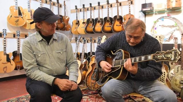 1937 D'Angelico Excel "Vagabond Drifter" At Retrofret Vintage Guitars смотреть онлайн