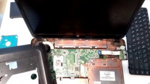 Ноутбук hp650 замена клавиатуры и жёсткого диска , чистка системы охлаждения