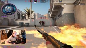 Бабушка Ольга (i_olga) вытащила раунд в CS GO