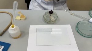 Виготовлення препарату "Висяча крапля" / Hanging drop technique