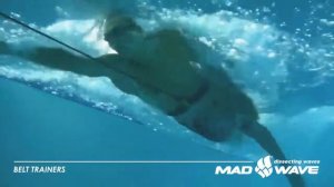 Пояс для плавания с сопротивлением Mad Wave Long Safety