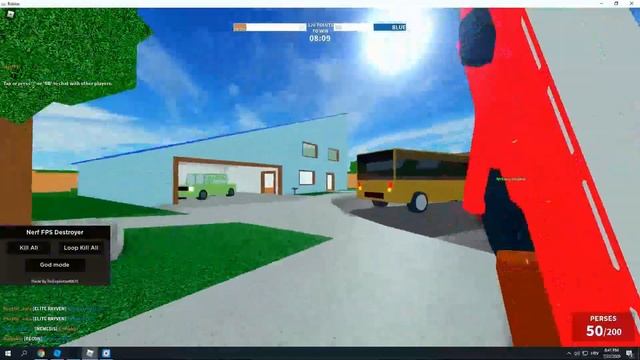 ✅ROBLOX SCRIPT SHOWCASE (Nerf FPS GUI!) Kill All, Loop Kill All, God Mode! ✅