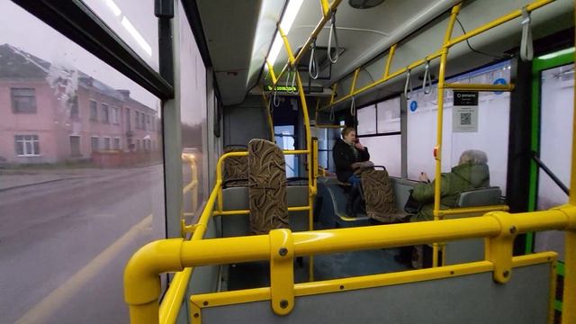 Борисов | Данченко | Поездка на автобусе МАЗ 103.486 гос. АС 3103-5 по марш. 6 смотреть онлайн