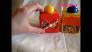 Кубики Fisher Price с сюрпризами (Фишер Прайс) с 6 месяцев