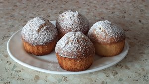 Диета. Кексики без глютена. Кексы с кукурузной мукой.