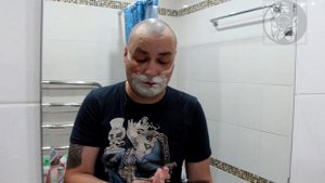 Чистое бритье опасной бритвой Canon, мыло и АФ от Катрин До, чаша от Мужского Мира