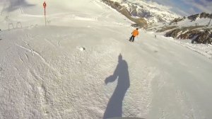 GoPro Hero 3 - Highspeed snowboard - Hintertuxer Gletcher