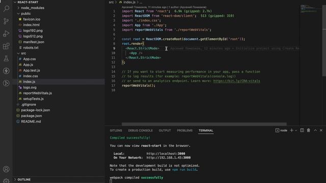React для НОВИЧКОВ [2023]: первый проект на React JS | Как запустить приложение на React?