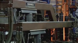 ЧМК УРБС.  Производство рельсов