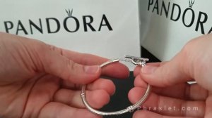 Как открыть браслет Pandora с Т-застёжкой
