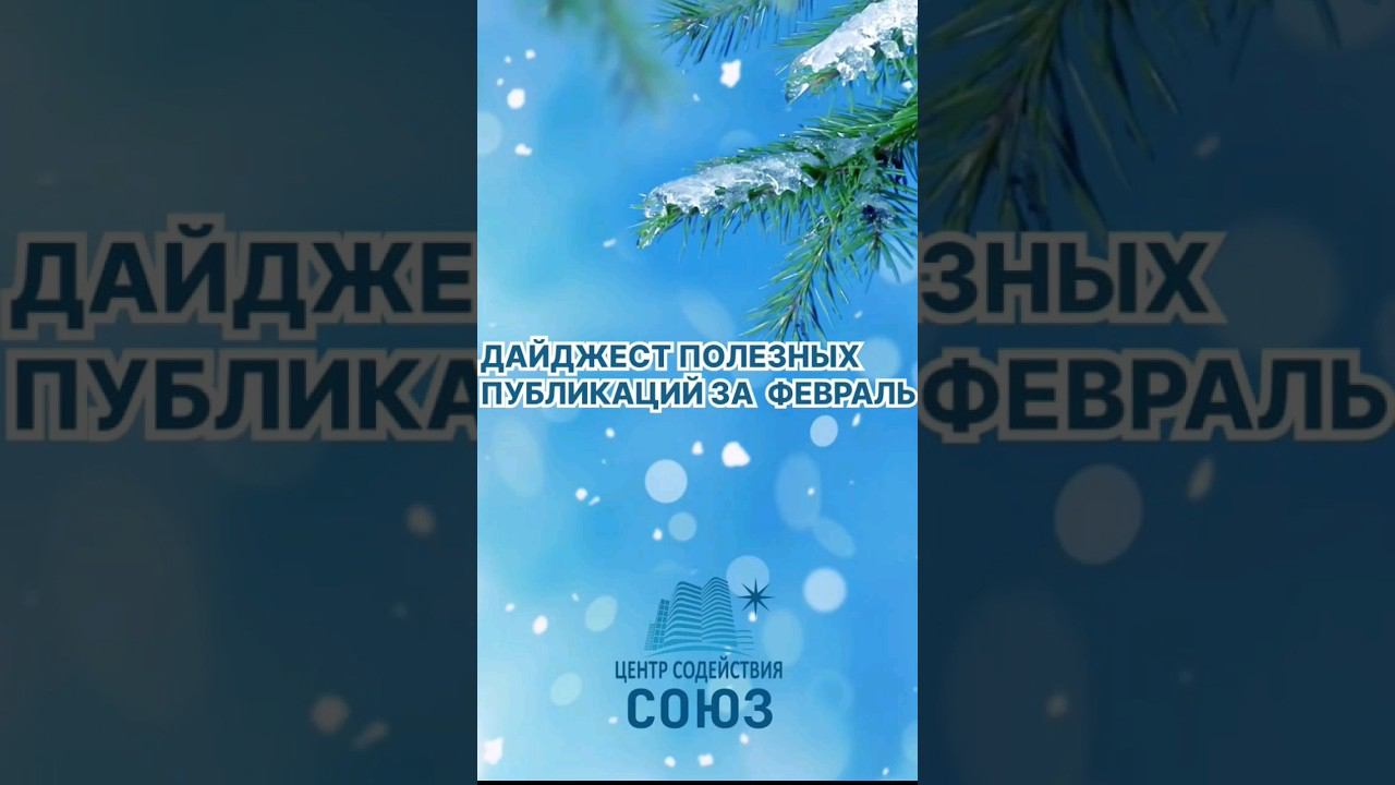 Дайджест полезных публикаций и новостей от Центра Содействия Союз за февраль 2024 года.