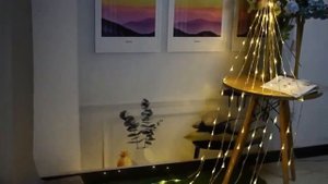 Светодиодная гирлянда штора водопад с эффектом падающей капли