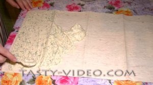 Рулет из лаваша и красной рыбы