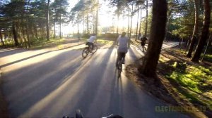 Пролетарка , Пермь отличный парк для велопрогулок, Electric bike forest trip
