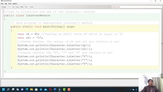 Java Character class with Example Programs | Character Methods | ICSE | ISC | IX - XII | Semester-2