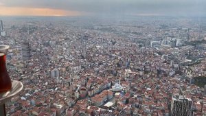 Куда сходить в Стамбуле. Небоскреб Сапфир, вид с 54го этажа.