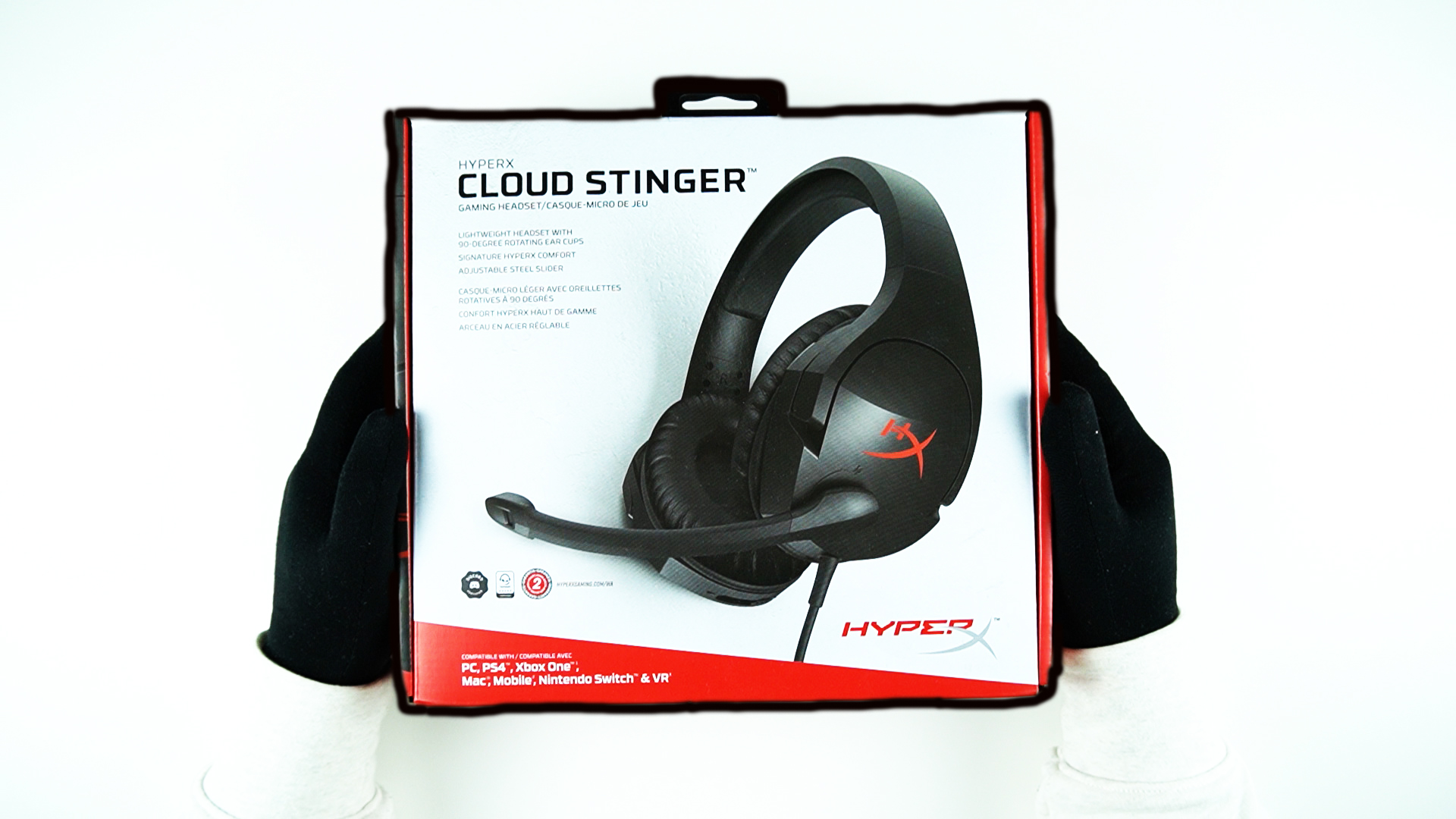 Наушники HyperX Cloud Stinger / Наушники для PC, PS4, Xbox One, Mac / Unboxing / Распаковка смотреть онлайн