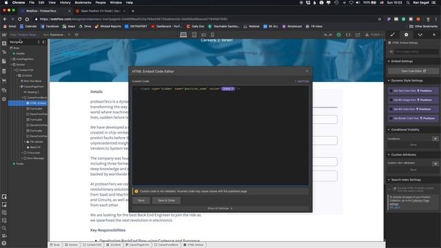 Dynamic Forms With Webflow