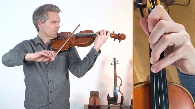 Breaking bad habits when playing the violin - left hand and fingering