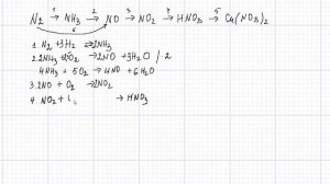 Цепочка превращений на основе азота