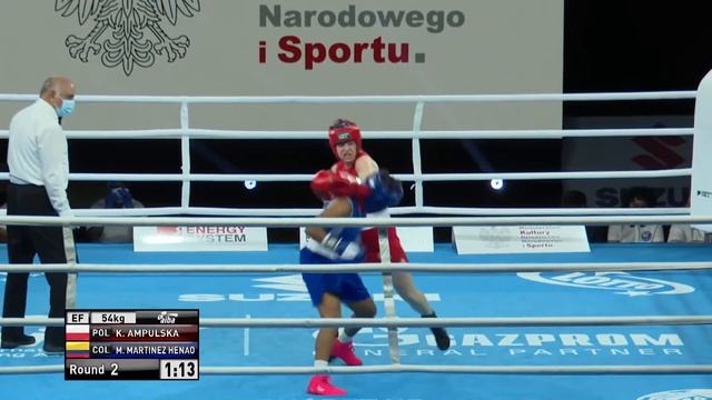 Kielce 2021 Session5B (W54kg) AMPULSKA Karolina Dominika (POL) vs MARTINEZ HENAO Maria Jose (COL) смотреть онлайн