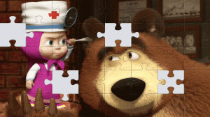 Пазлы Маша и Медведь Доктор