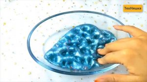 Слаймы Разных Цветов с Блёстками: делаем огромного Лизуна!