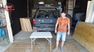 ? Тойота Ленд Крузер 80 - автоспальник с интегрированным столом и накладкой на заднюю дверь