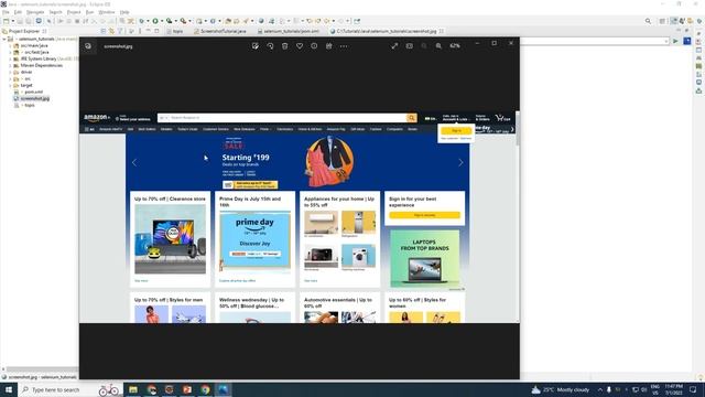 Screenshots using Selenium and Robot Class | Selenium 4