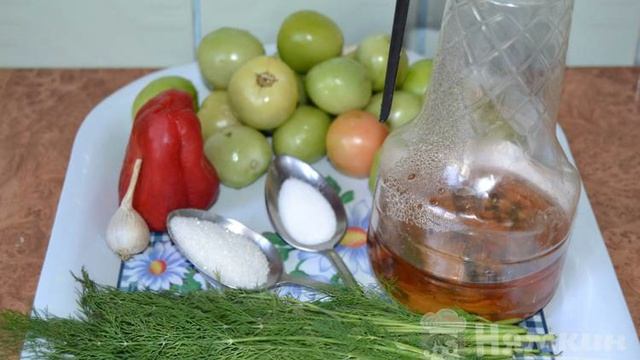 Маринованные зеленые помидоры