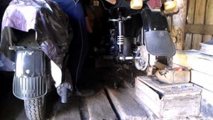 Первый запуск двигателя 6v мотоцикла урал М66 после капитального ремонта