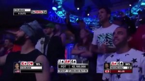 Poker Final. Negreanu vs Colman