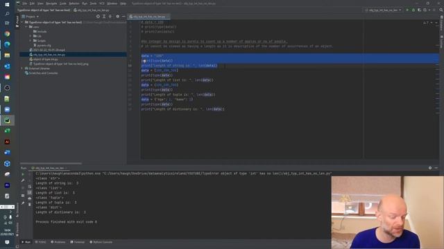 How to Fix Type Error: Object of Type 'int' has no len()