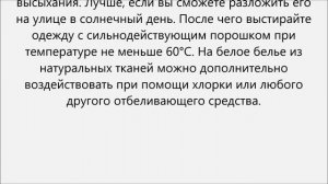 Как выводить плесень с одежды