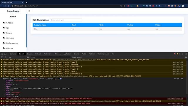 Assign the role for different resources | Laravel ACL | Full Stack Laravel Vue Development | Part 2