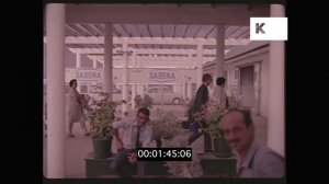 1960s Palma Airport, Majorca, Old Spain, HD from 35mm