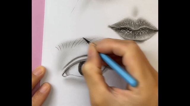 How to Draw Hyper Realistic Eyes with Pencil | Step by Step Eye and Eyelashes Studies #3 смотреть онлайн