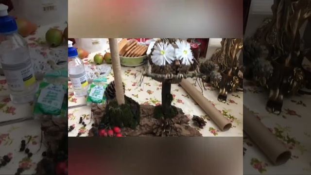 Осенняя поделка Чудо-дерево своими руками. Сова смотреть онлайн