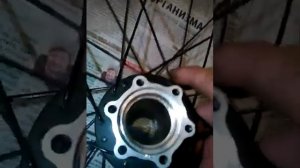 втулка передняя ось 20  Novatec ремонт на дому