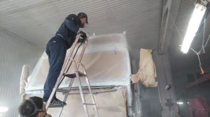 Полноценная покраска Volvo FH12