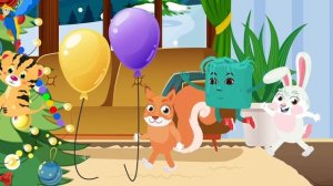 Ёлка, ёлка, ёлка - Новый год - Песенки для детей - Зебра в клеточку