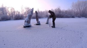 Рыбалка по тонкому льду. Ловля на ратлины, балансиры и жерлицы. ЩУКА, ОКУНЬ, СУДАК.